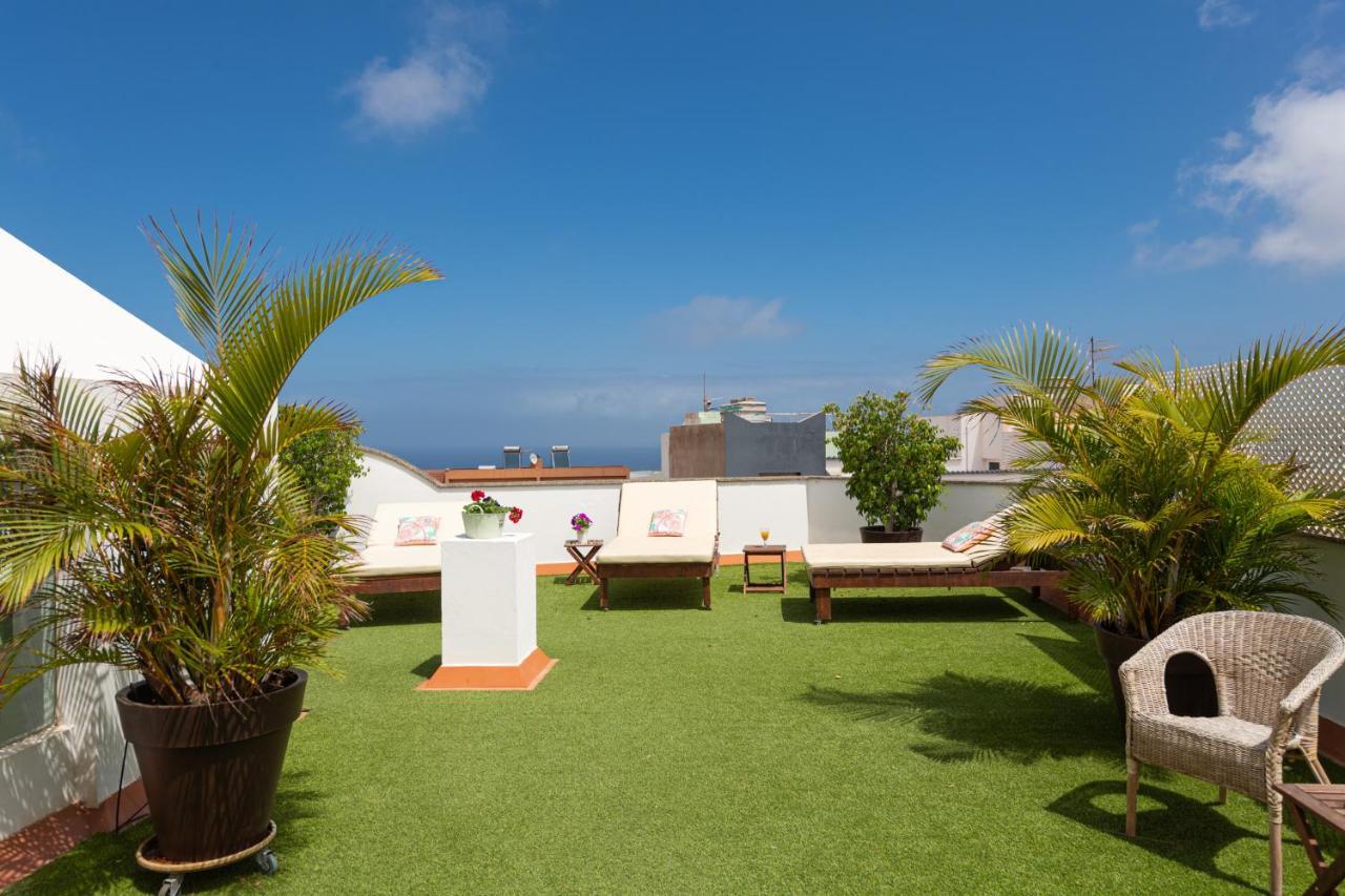 The Yellow House - Solarium - Climatized Pool Galdar Luaran gambar
